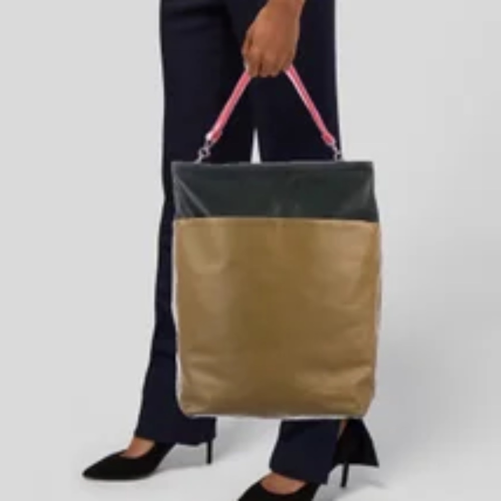 Marni Pink and Tan Hobo Bag